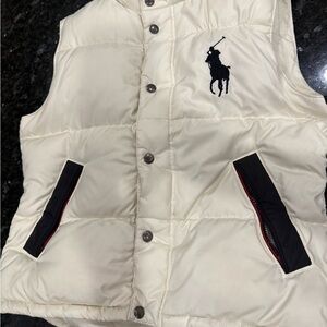 Polo Ralph Lauren Men’s XL Ivory Puffer Vest